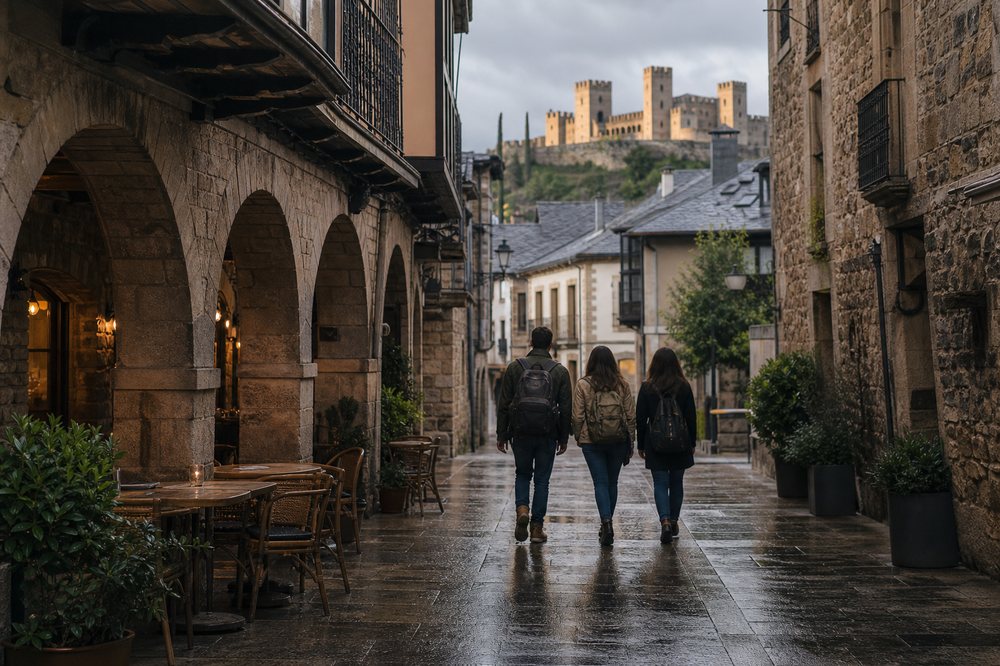 Calle del casco histórico de Ponferrada